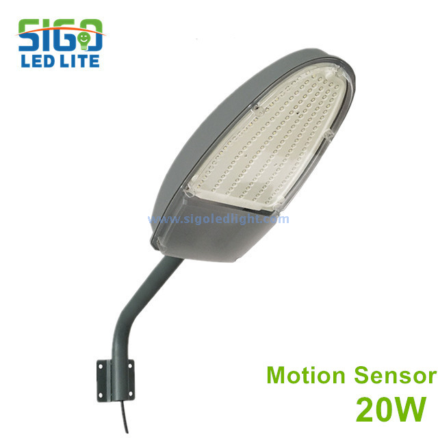 GMSTL serie Mini LED luz de calle con sensor de movimiento de pared 20W